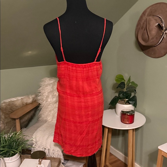 American Eagle Outfitters Red Plaid Mini Dress - Picture 3 of 5